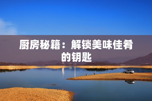 厨房秘籍：解锁美味佳肴的钥匙