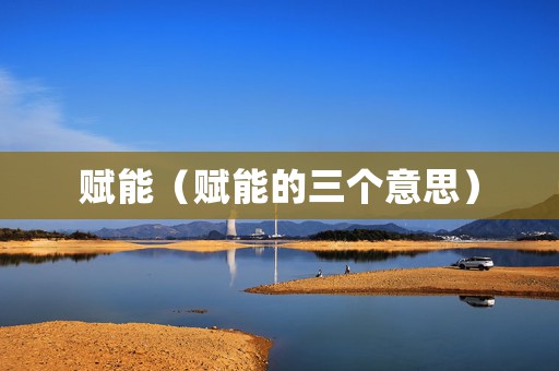 赋能（赋能的三个意思）