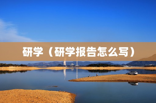 研学（研学报告怎么写）