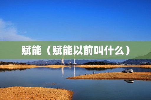 赋能（赋能以前叫什么）