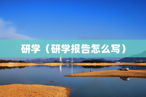 研学（研学报告怎么写）