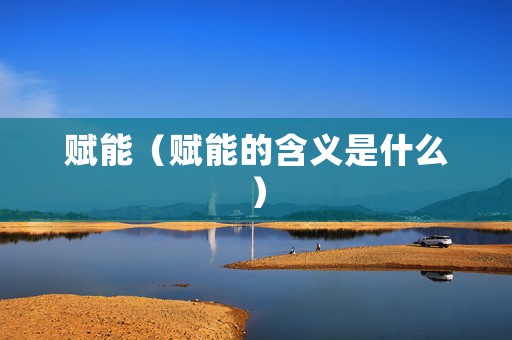 赋能（赋能的含义是什么）