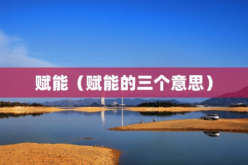 赋能（赋能的三个意思）