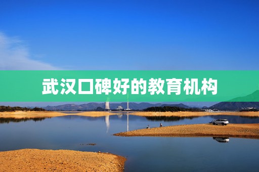 武汉口碑好的教育机构