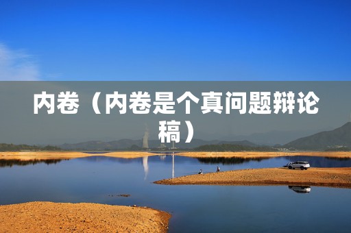 内卷（内卷是个真问题辩论稿）