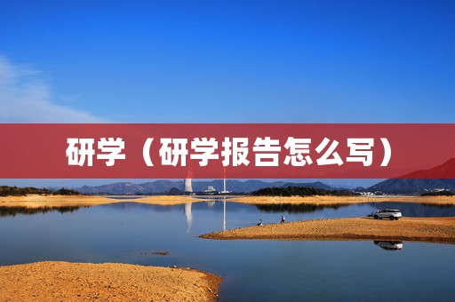 研学（研学报告怎么写）