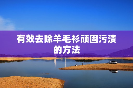 有效去除羊毛衫顽固污渍的方法